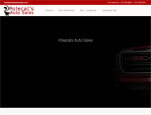 Tablet Screenshot of polecatsautosales.com